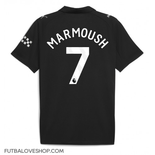 Dres Manchester City Omar Marmoush #7 Preč 2025-26 Krátky Rukáv